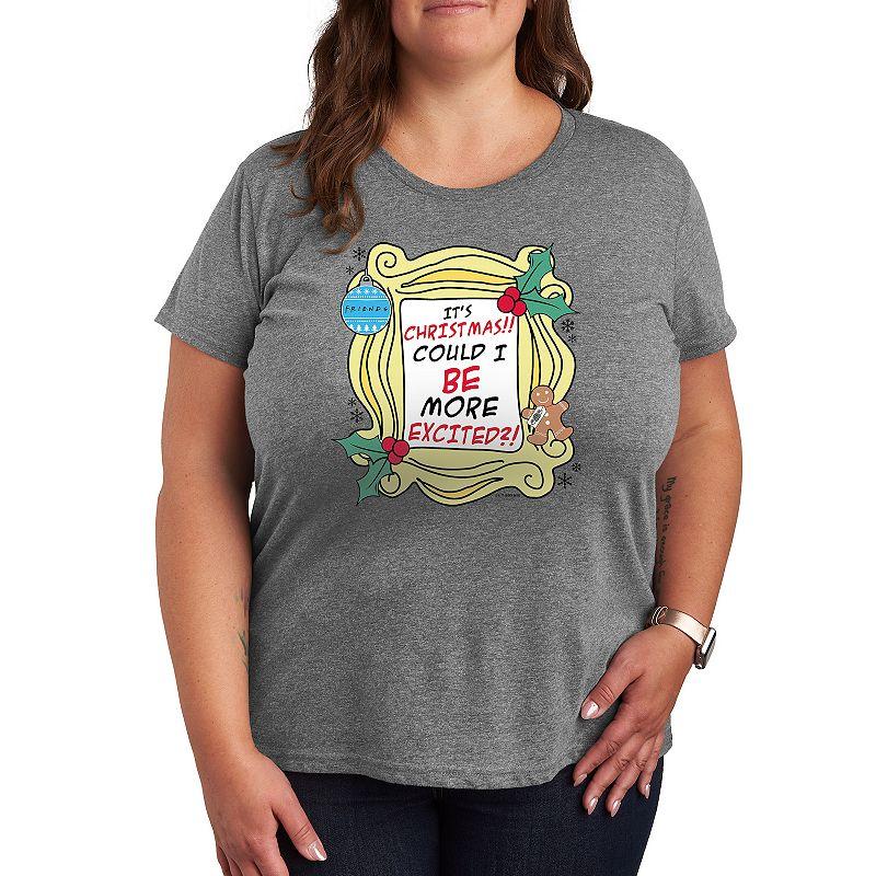 Plus Friends It's Christmas Graphic Tee, Women's,  Product Image