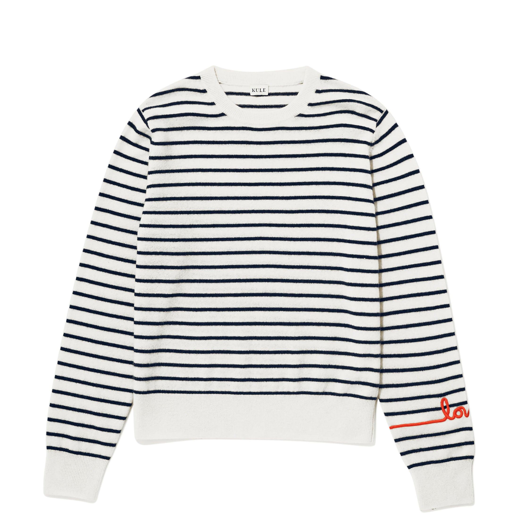 The Betty Love - Cream/Navy Product Image