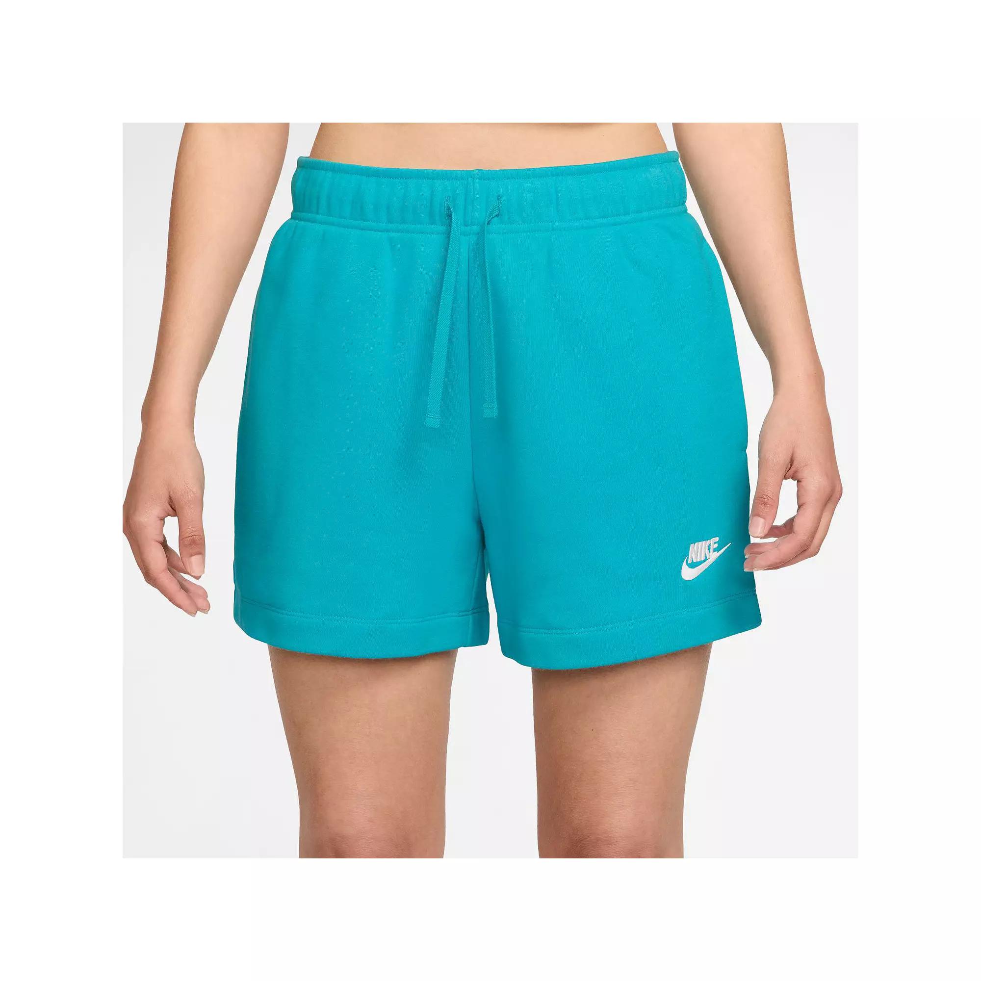Womens Nike Sportswear Club Fleece Mid-Rise Shorts | DQ5802-345 Product Image