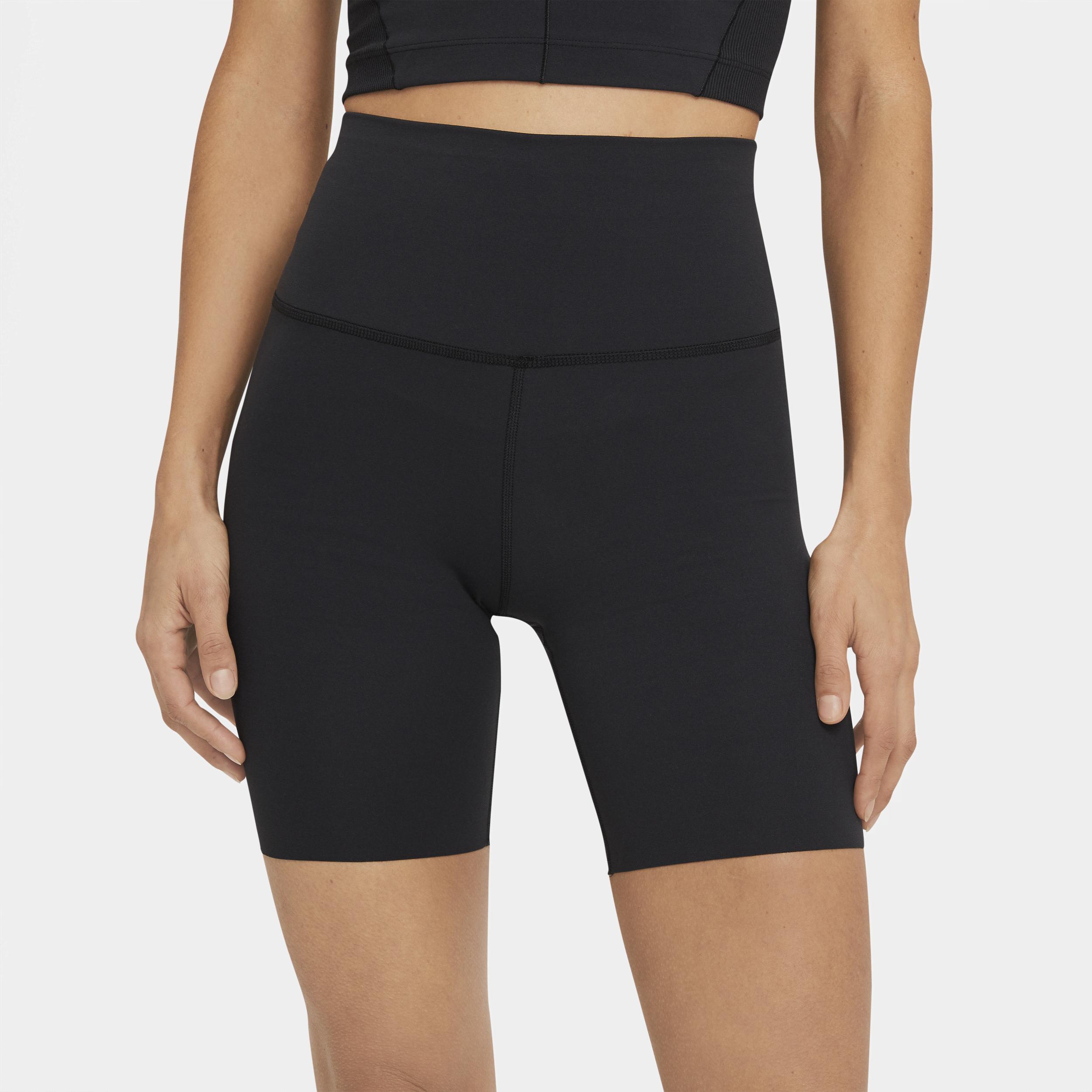 Womens Nike Yoga Luxe High-Waisted Shorts | CZ9194-010 Product Image