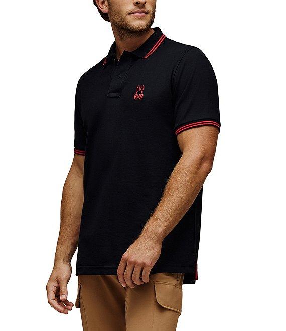 Psycho Bunny Sayer Bunny Pique Polo Shirt Product Image