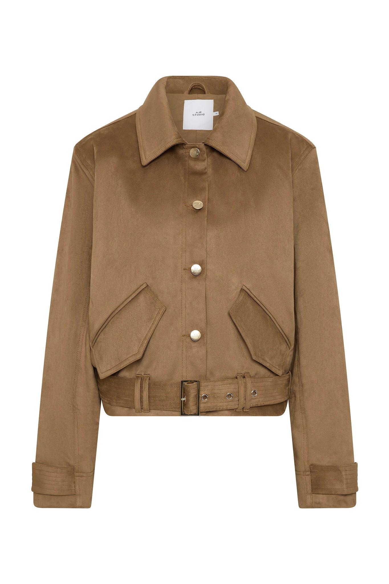 Calyx Vegan Suede Jacket Product Image