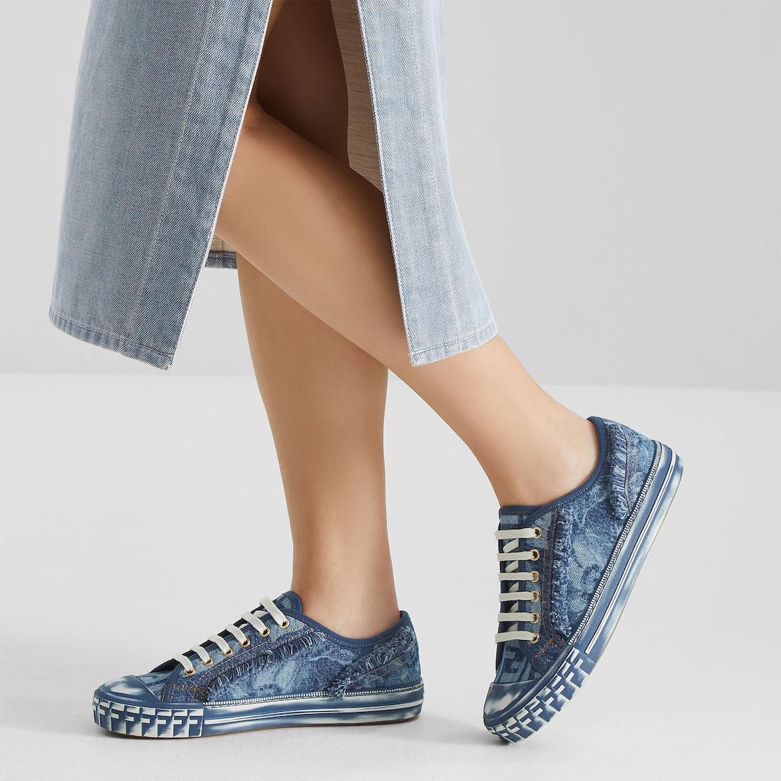 DominoBlue denim low-tops Product Image