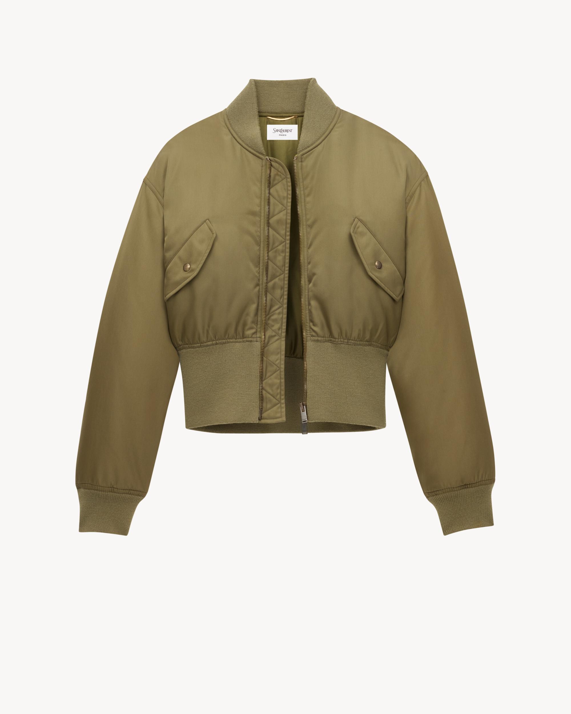bomber jacket in nylon Product Image
