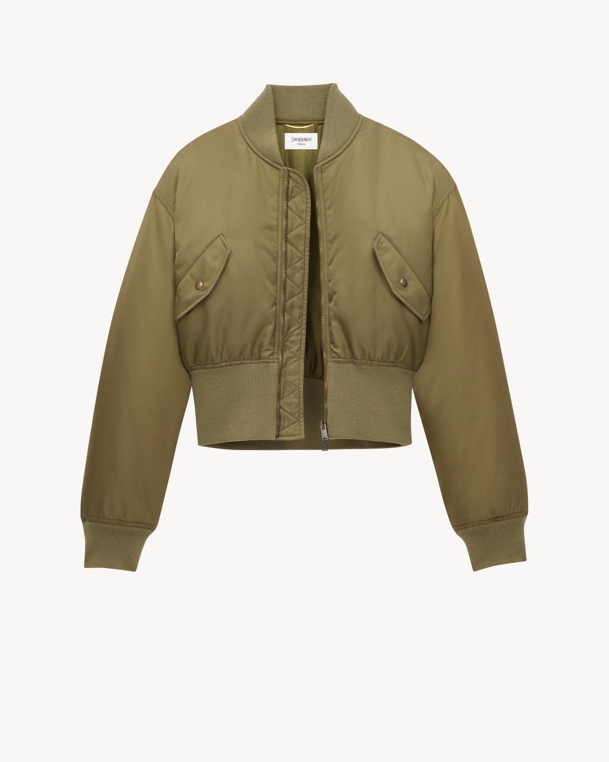 bomber jacket in nylon Product Image