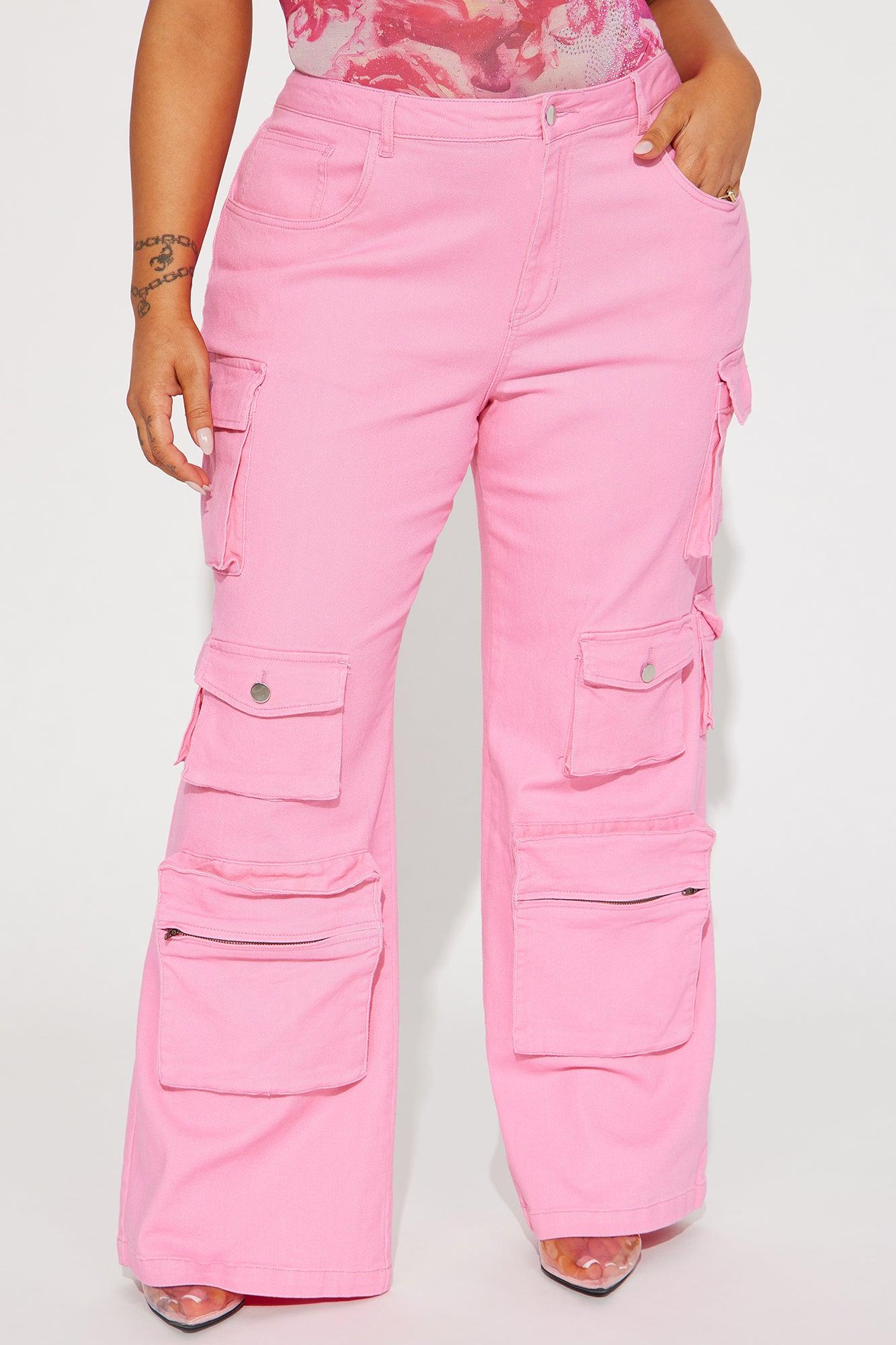 Elliana Cargo Pant - Pink Product Image