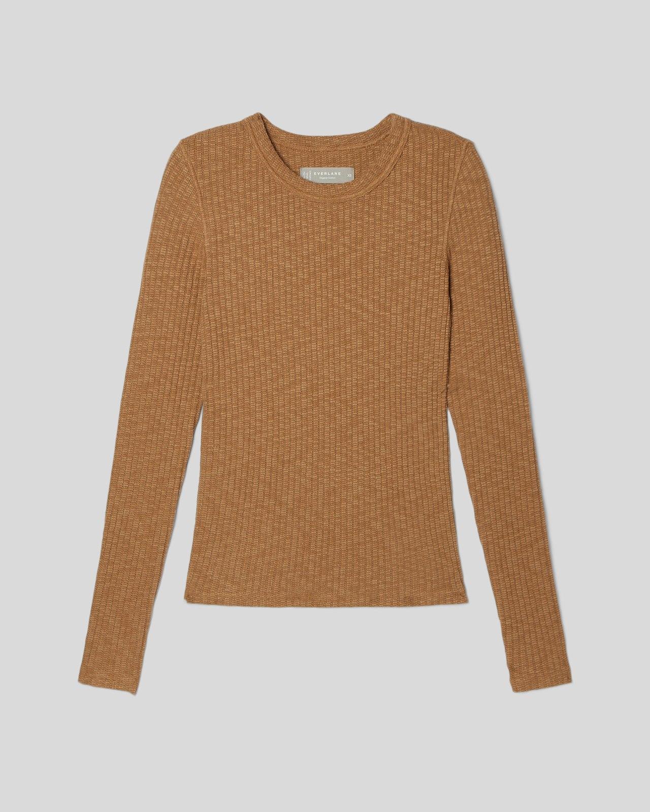 Womens Cozy Rib Long-Sleeve Tee Sweater by Everlane Product Image
