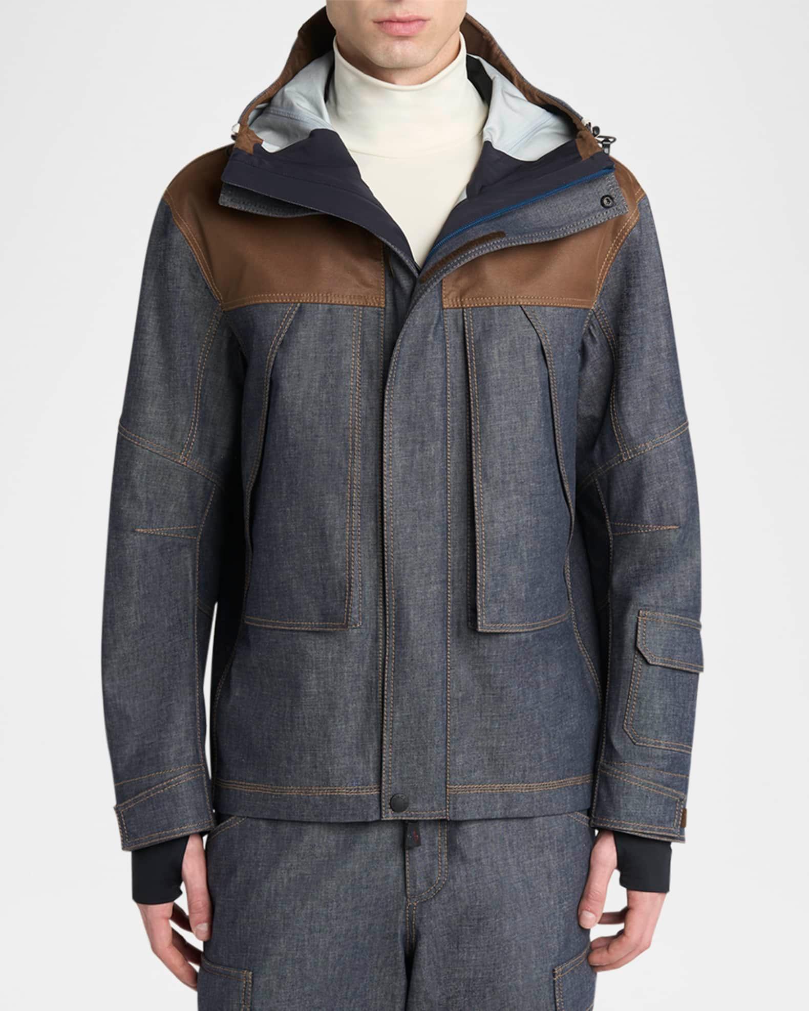 Men's Contrast Yoke Langtang Jacket Product Image