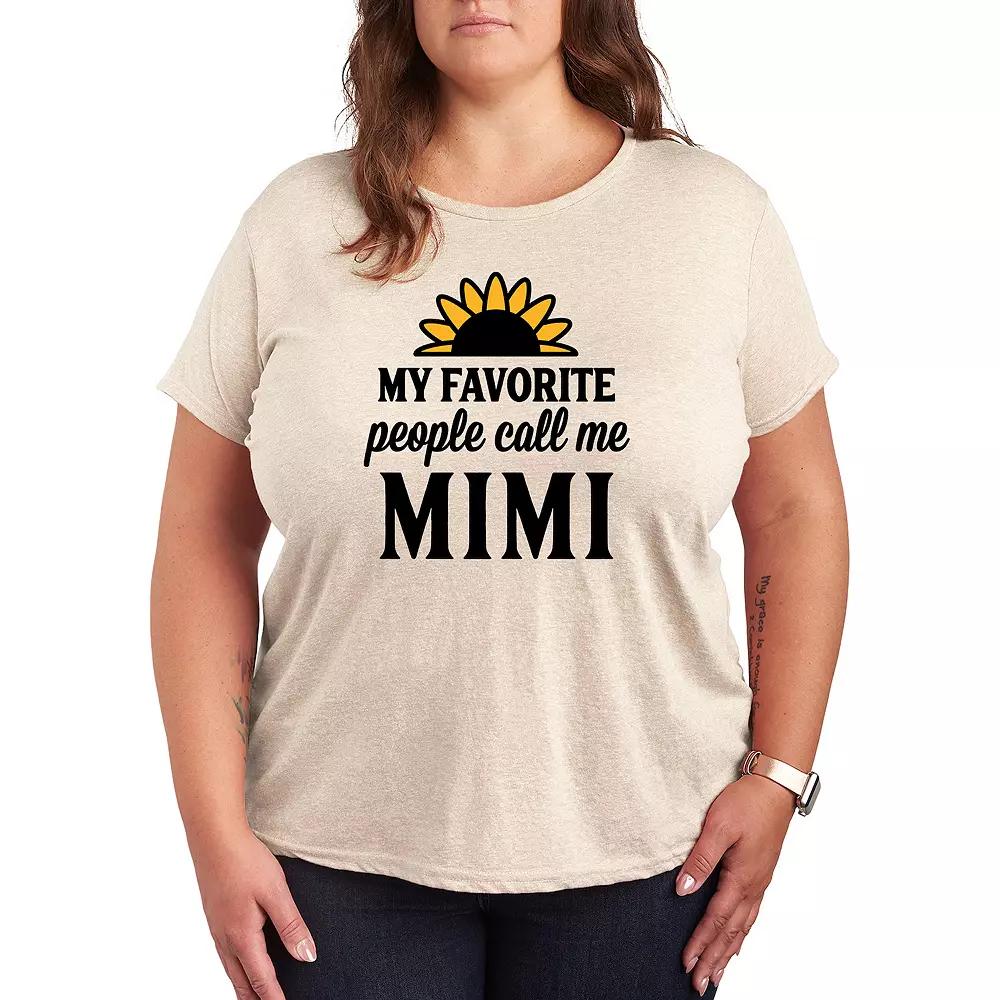 Plus Favorite People Mimi Graphic Tee, Women's,  Product Image