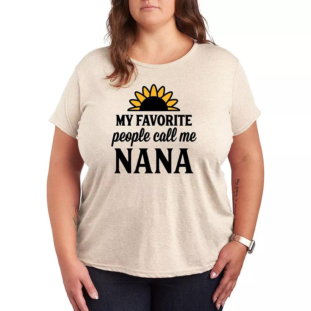 Plus Favorite People Nana Graphic Tee, Women's,  Product Image