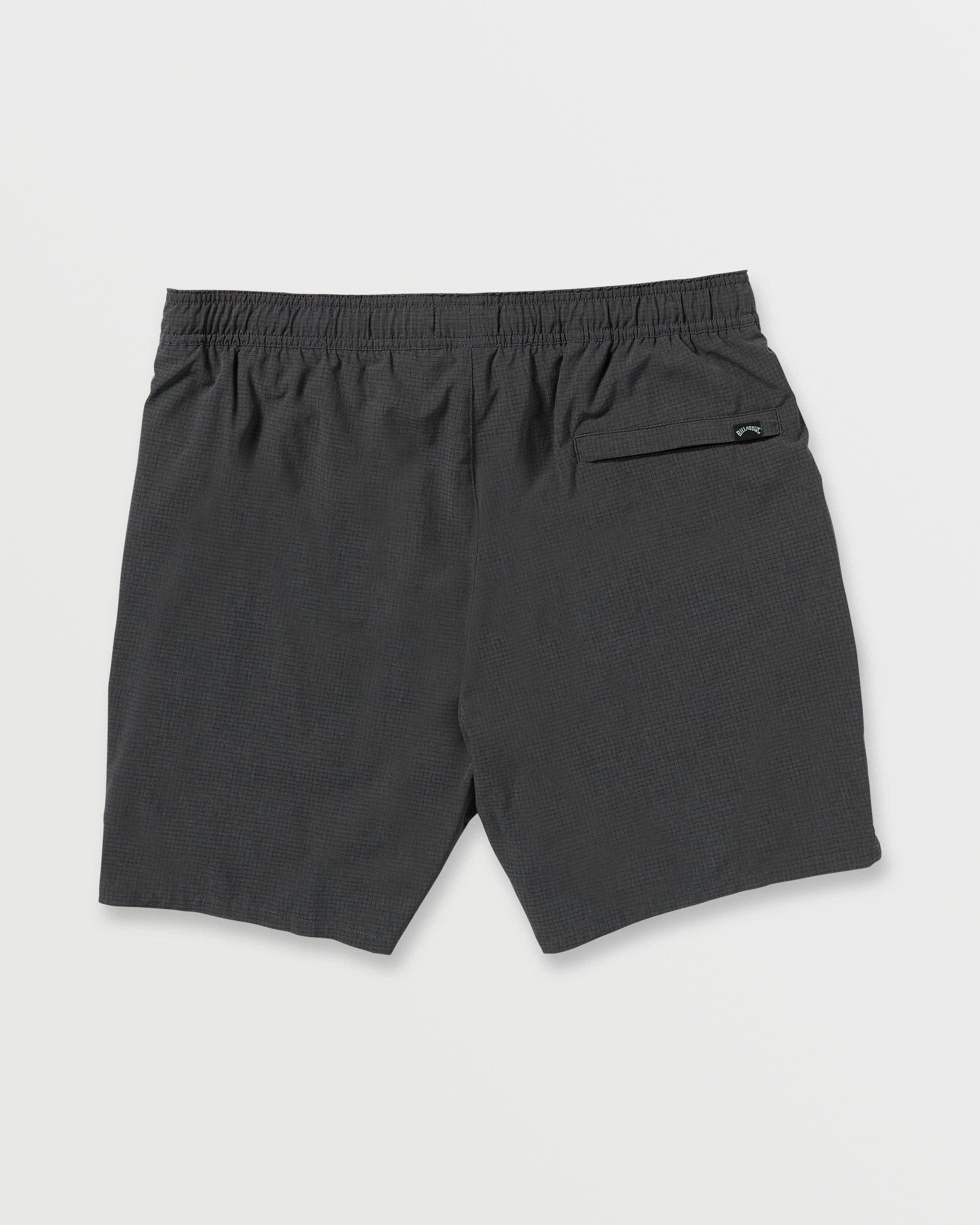 Surftrek Perforated Elastic 17" Hybrid Shorts - Black Male Product Image