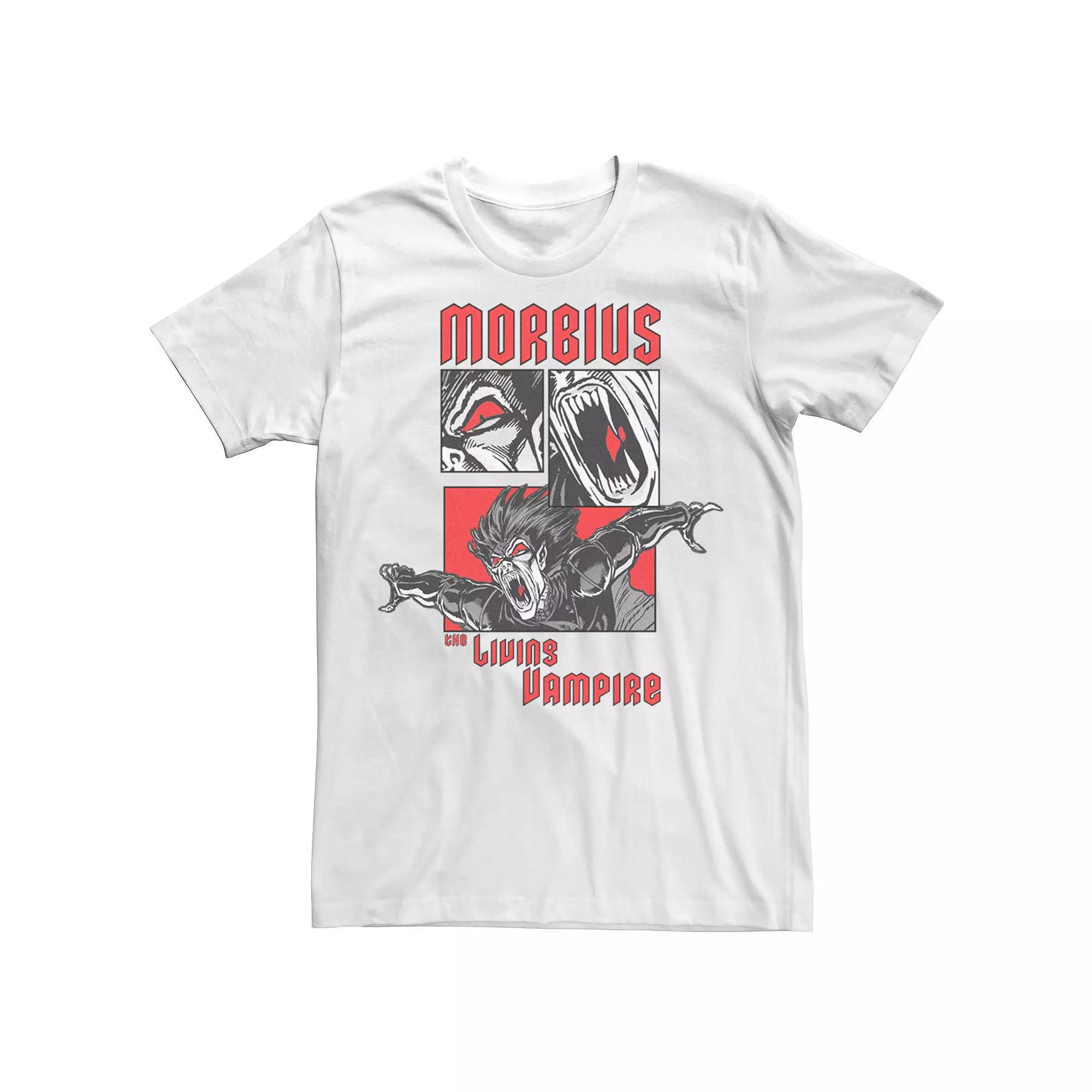 Men's Marvel Morbius The Living Vampire Panels Tee,  Product Image
