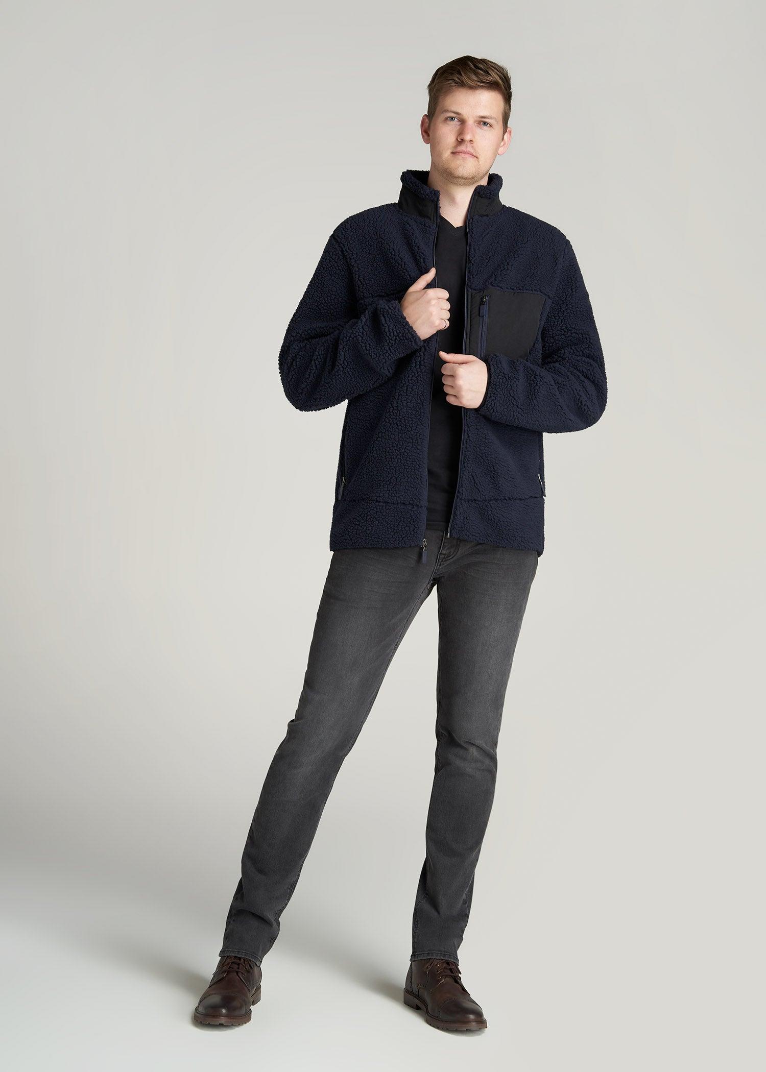 Carman TAPERED Jeans for Tall Men in Dark Smoke Product Image