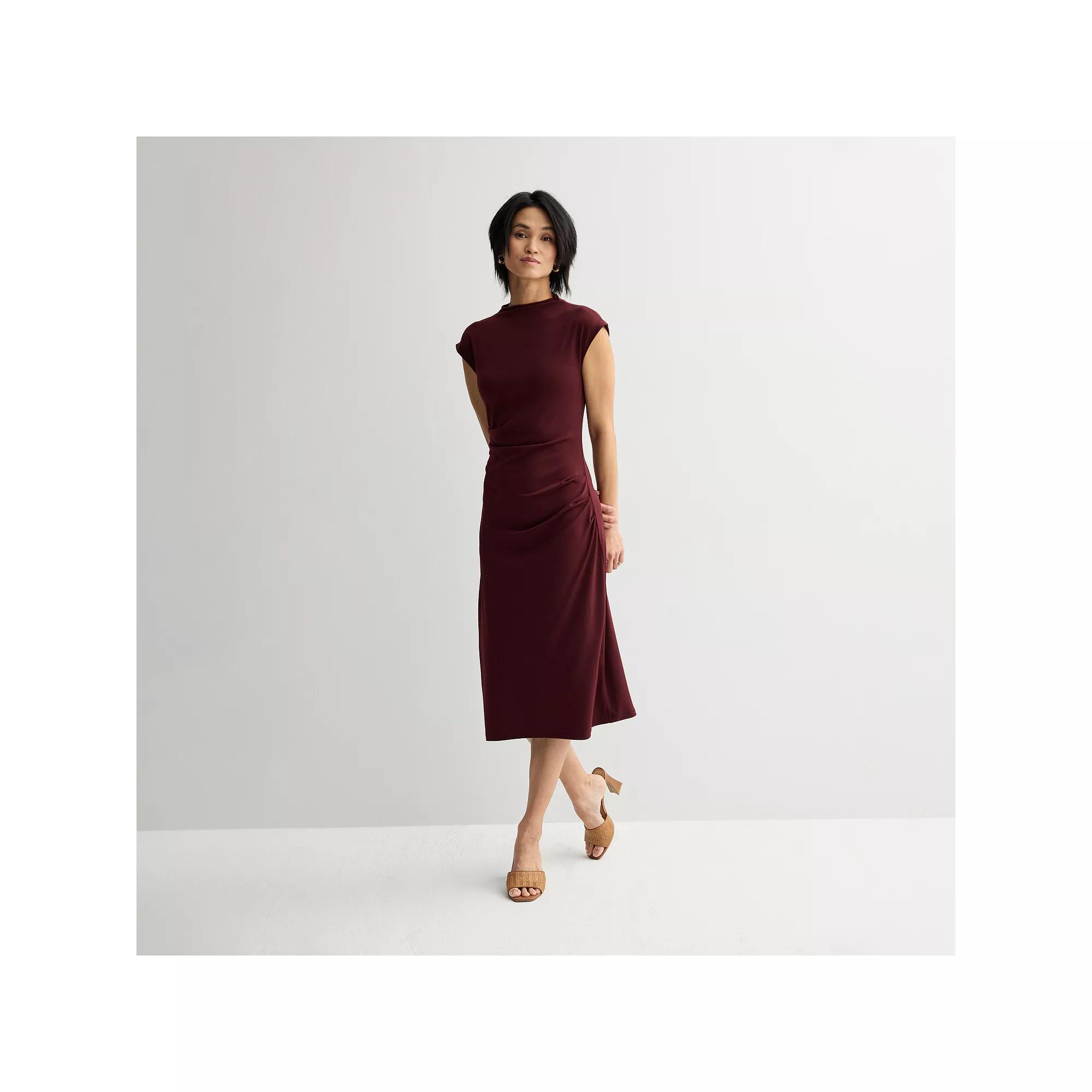 Women's Nine West Mock Neck Knit Dress,  Product Image