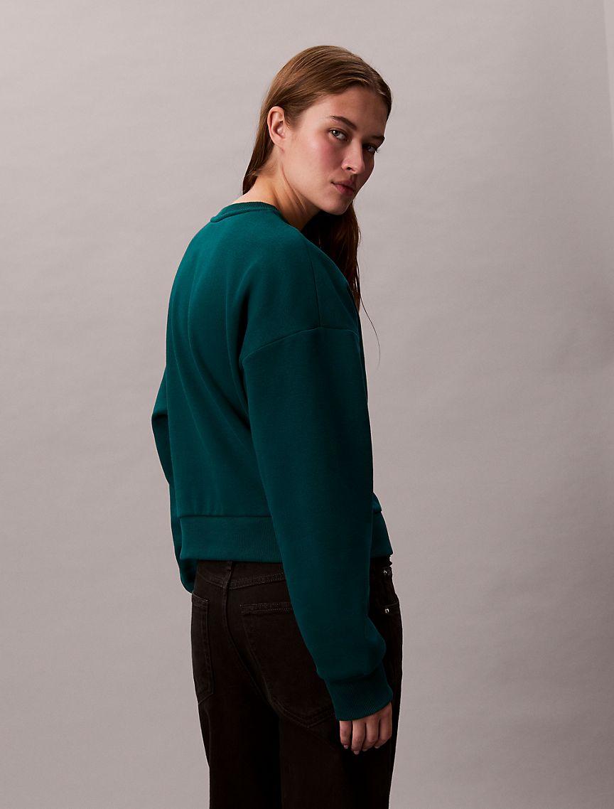 Fleece Logo Graphic Relaxed Sweatshirt Product Image