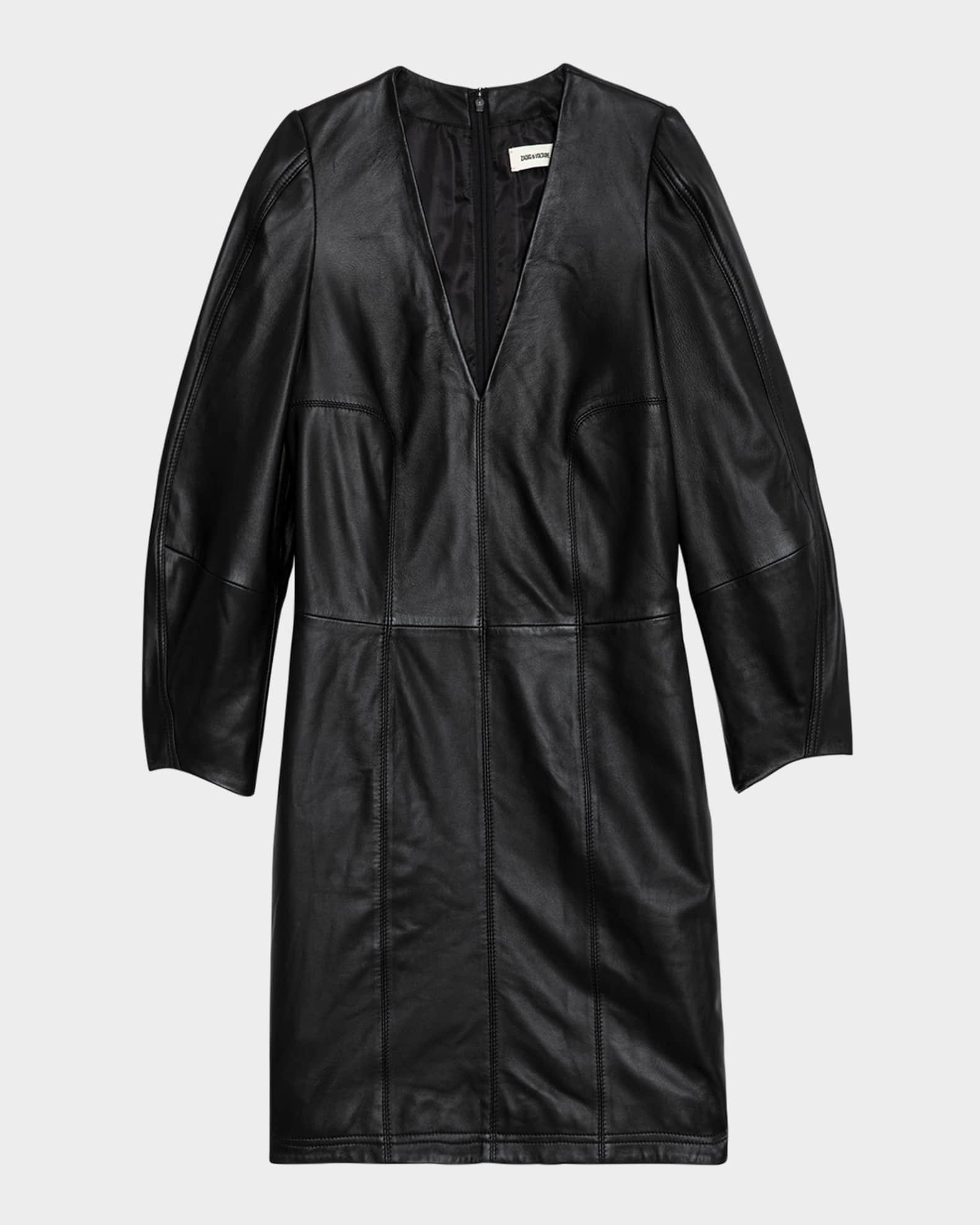 Rean Leather Mini Dress Product Image