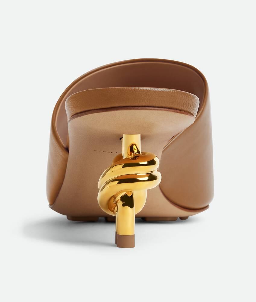 Women's Knot Mule in Wood Product Image