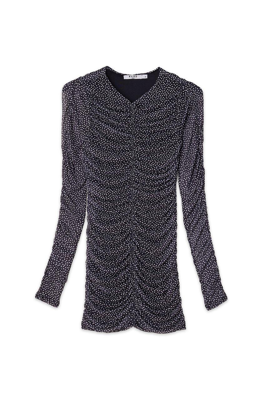 Jersey Rouched Mini Dress Product Image