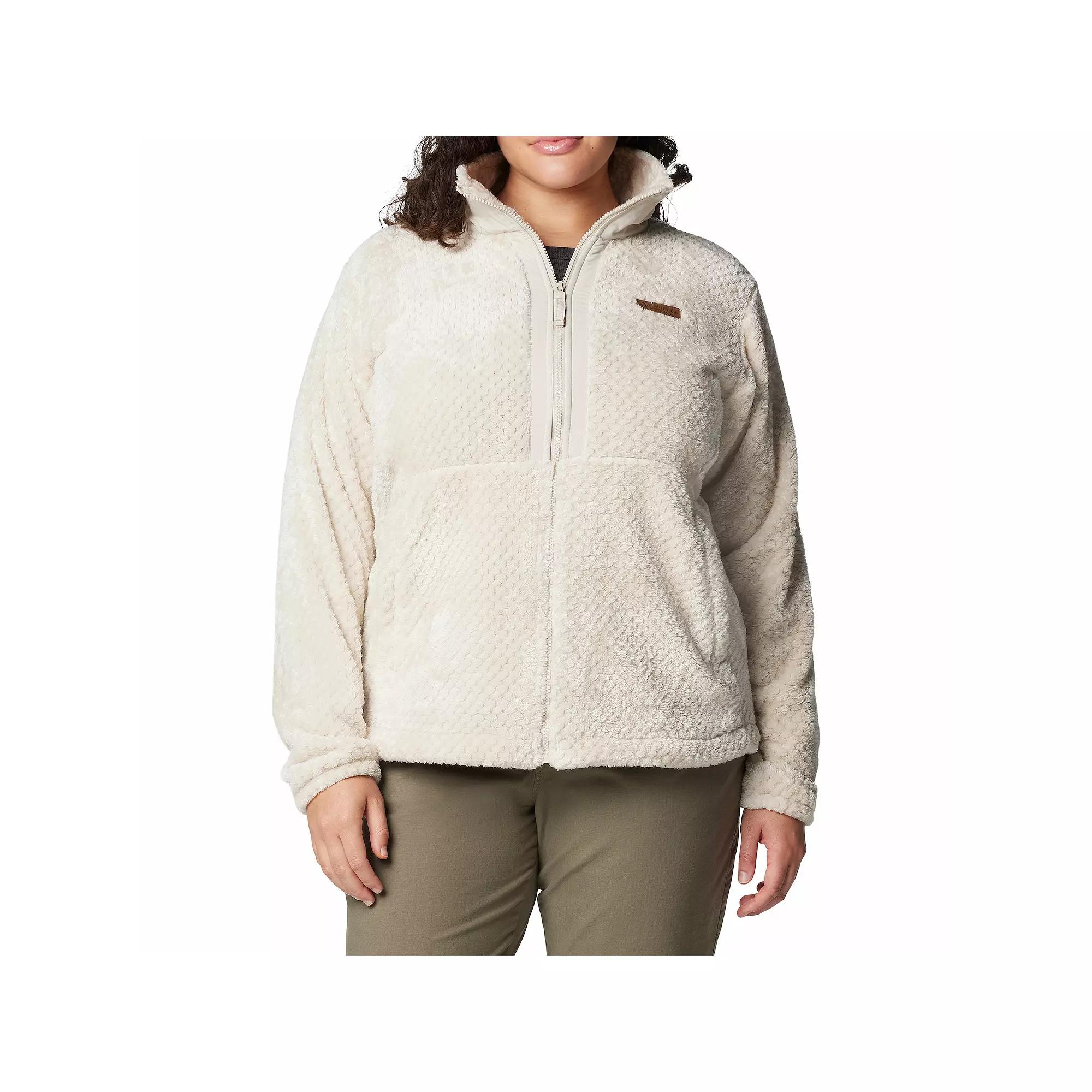 Plus Size Columbia Fire Side III Full Zip Fleece Jacket, Women's, Size: 2XL, Dark Grey Product Image