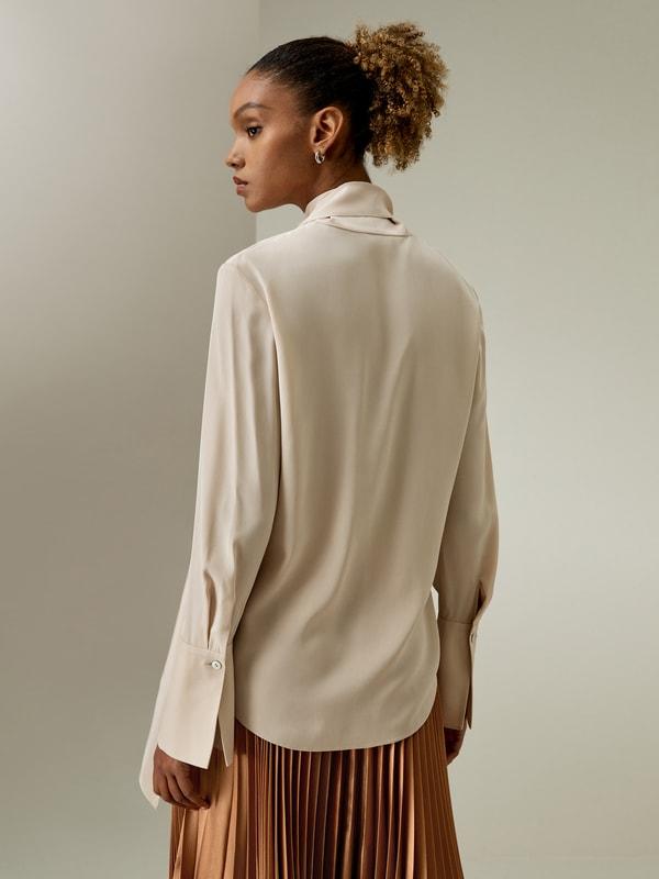 Silk Statement Blouse Product Image