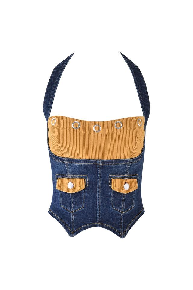 TOMMIE CORSET - DARK WASH Product Image
