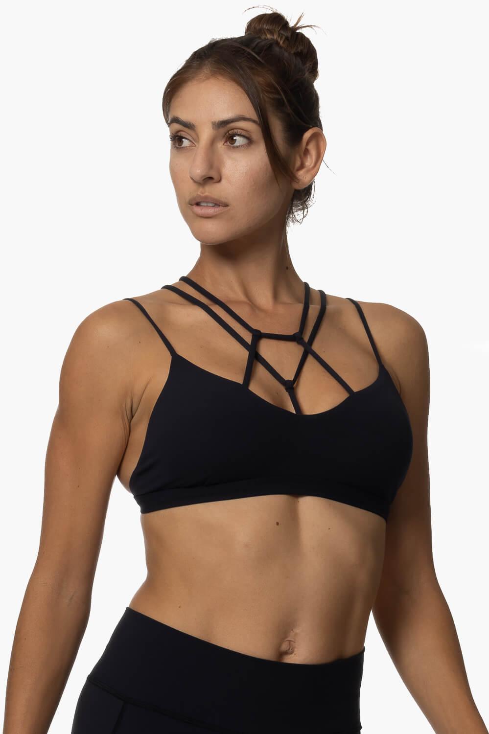 Calicoan Lace Sports Bra - Black Female Product Image