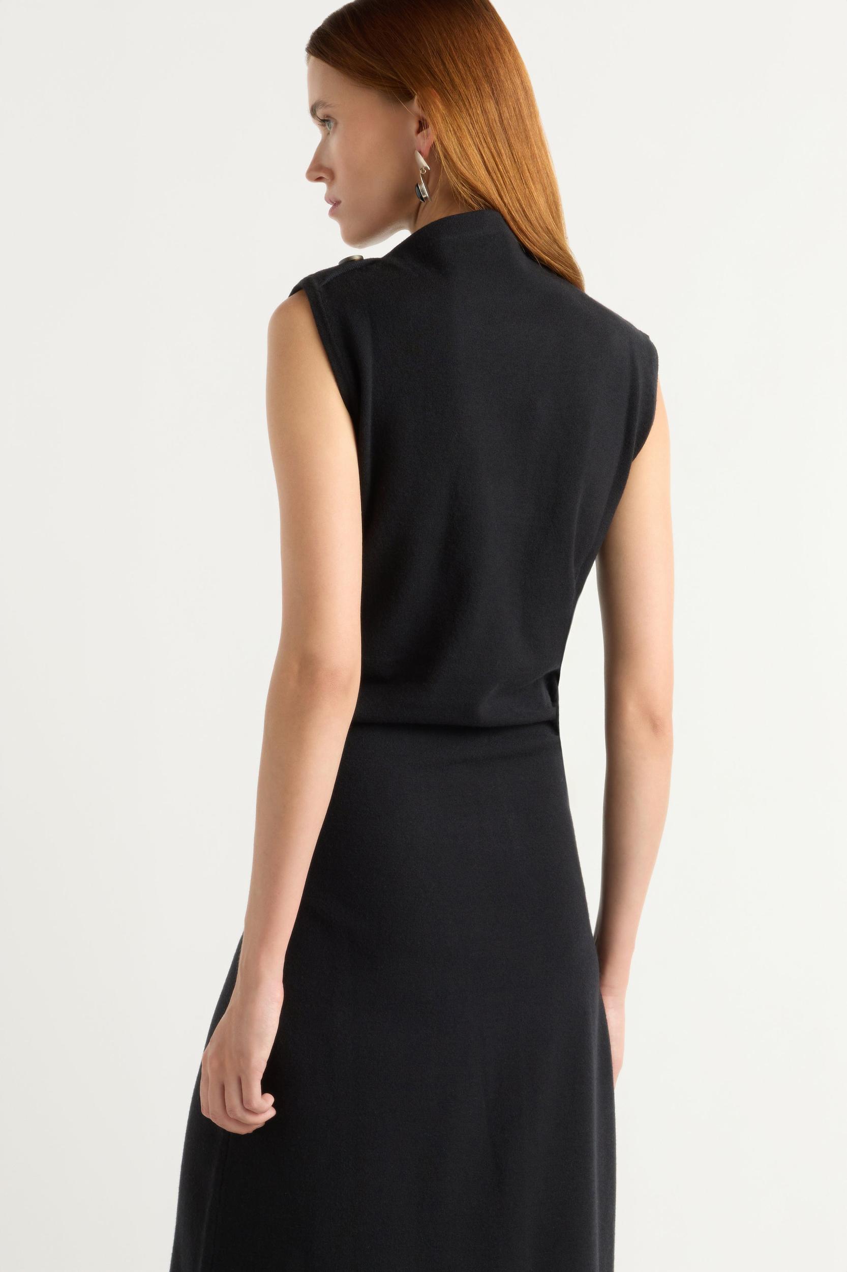 Abel Asymmetric-Neck Dress Product Image