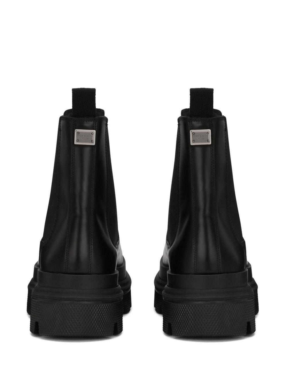 brushed leather Chelsea boots Product Image