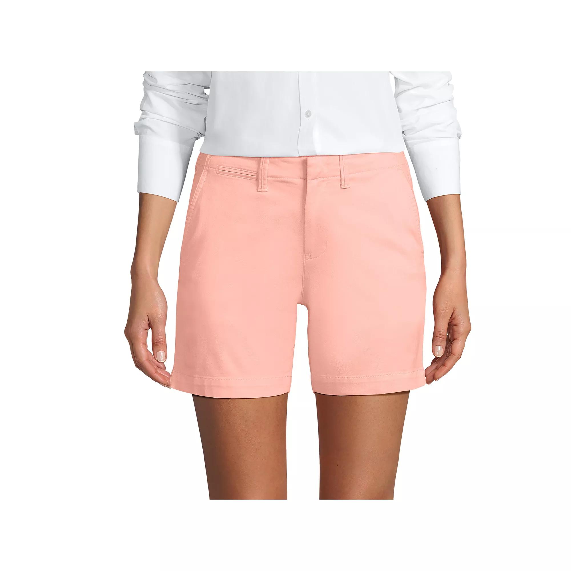 Women's Lands End Classic 7-in. Chino Shorts,  Product Image