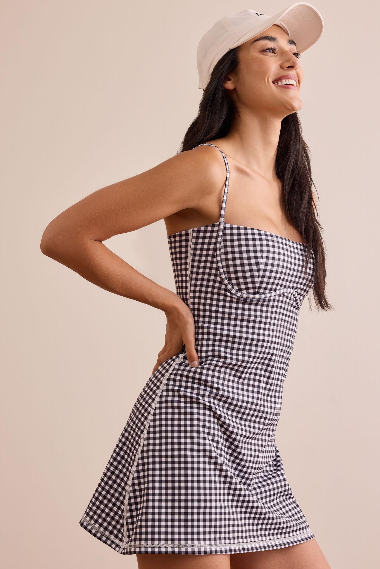Game On Gingham Dress Product Image