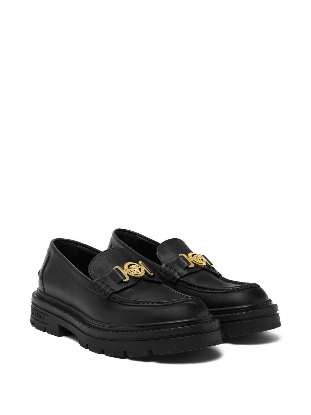 Medusa-plaque platform loafers Product Image