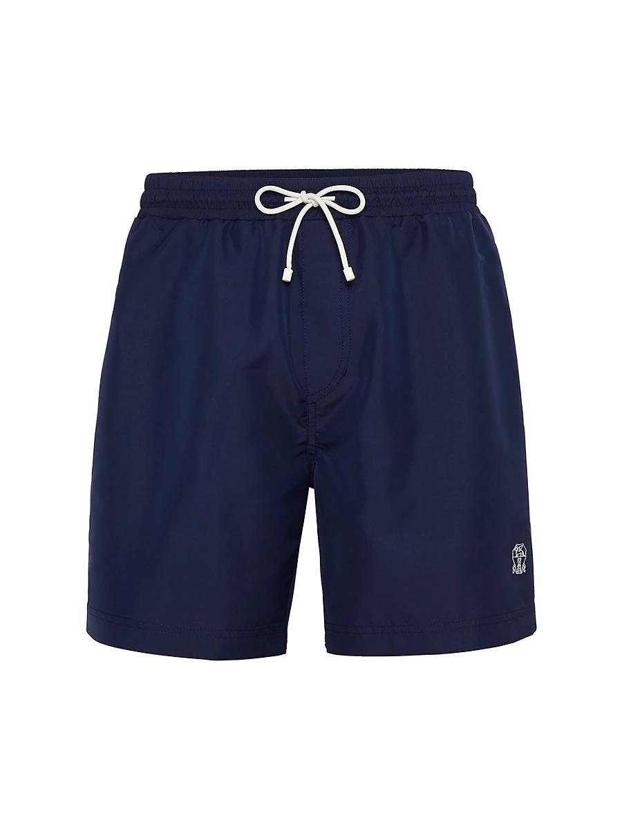 Mens Solid Swim Trunks Product Image