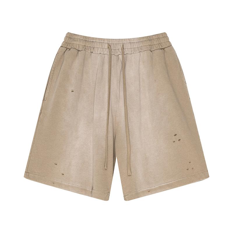 Vintage Washed Ripped Shorts Product Image
