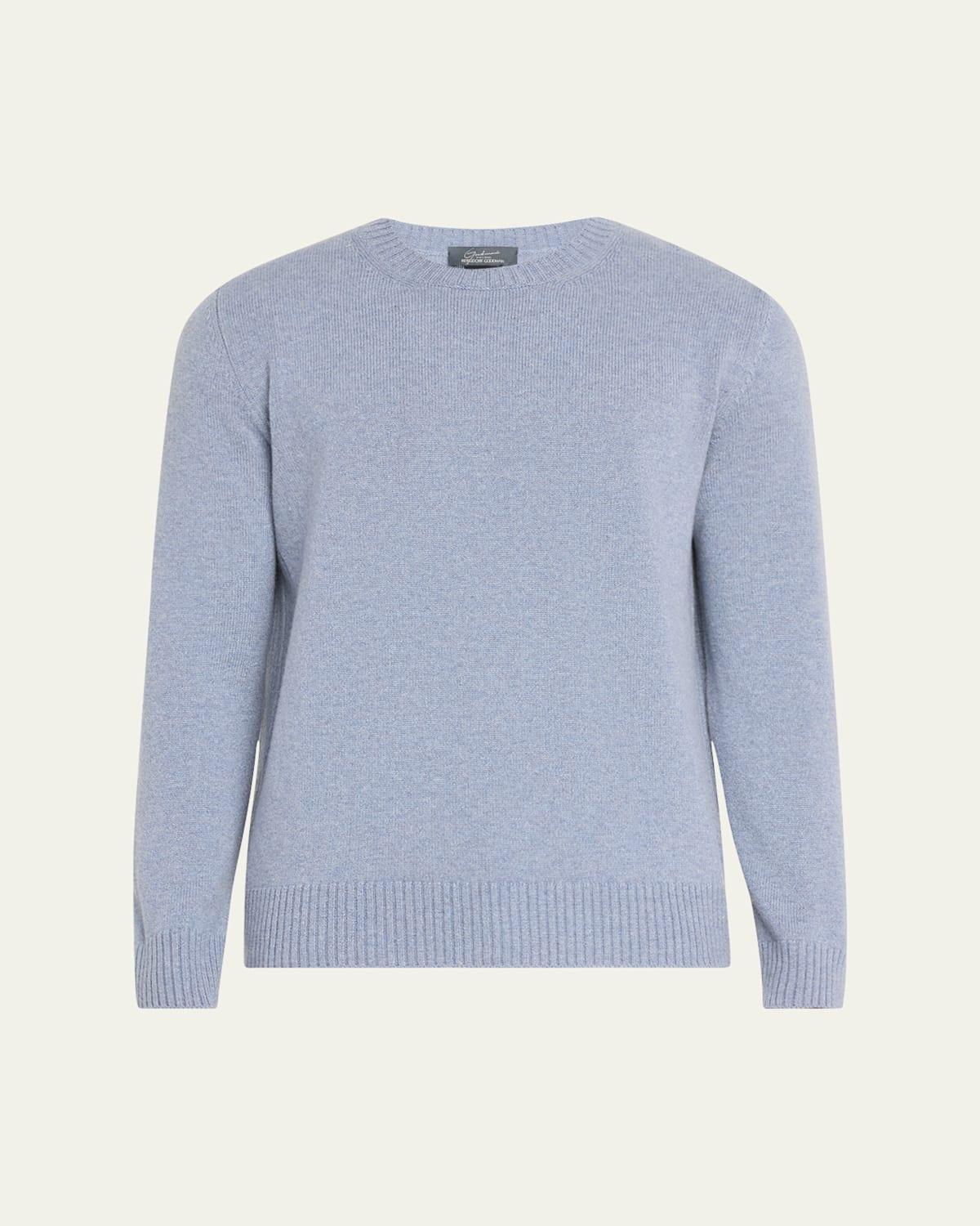 Mens Rib Baby Cashmere Pullover Product Image
