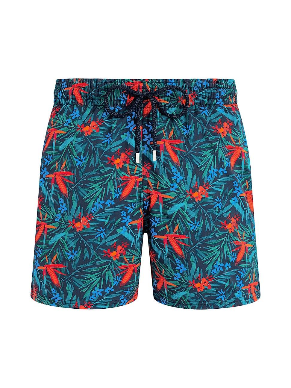 Vilebrequin Men's Tropical Flower Stretch Swim Trunks Product Image