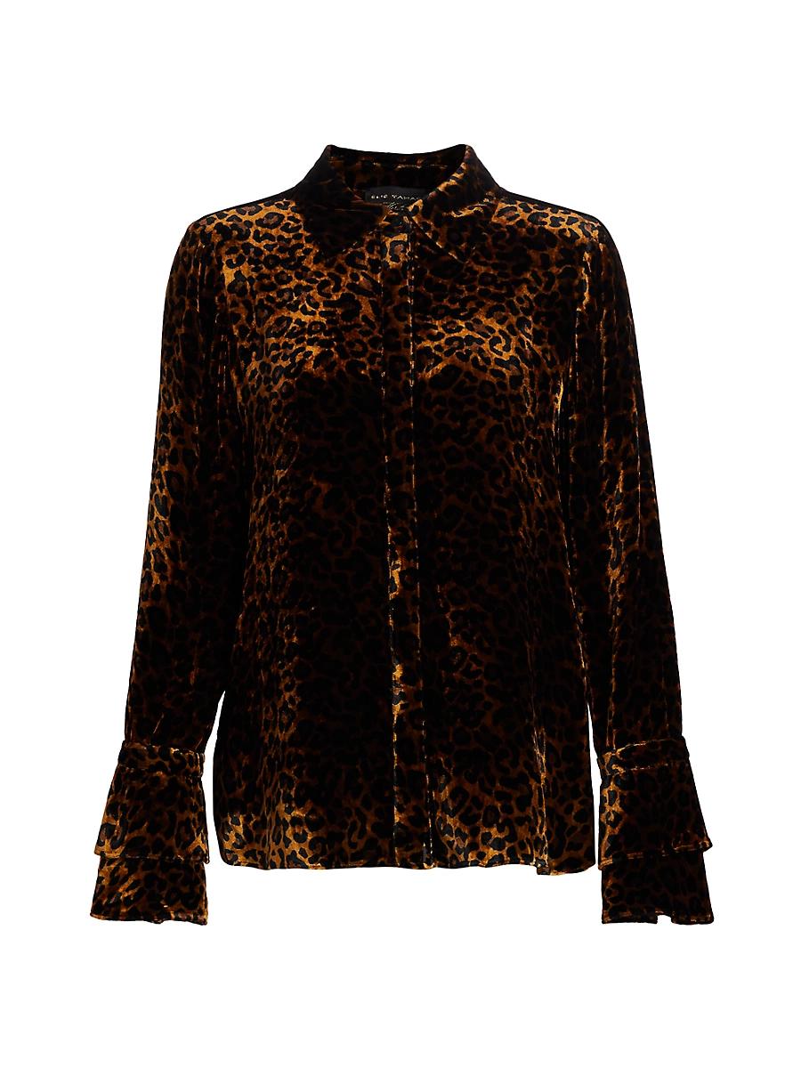 Womens Heritage The Fiora Leopard Top Product Image