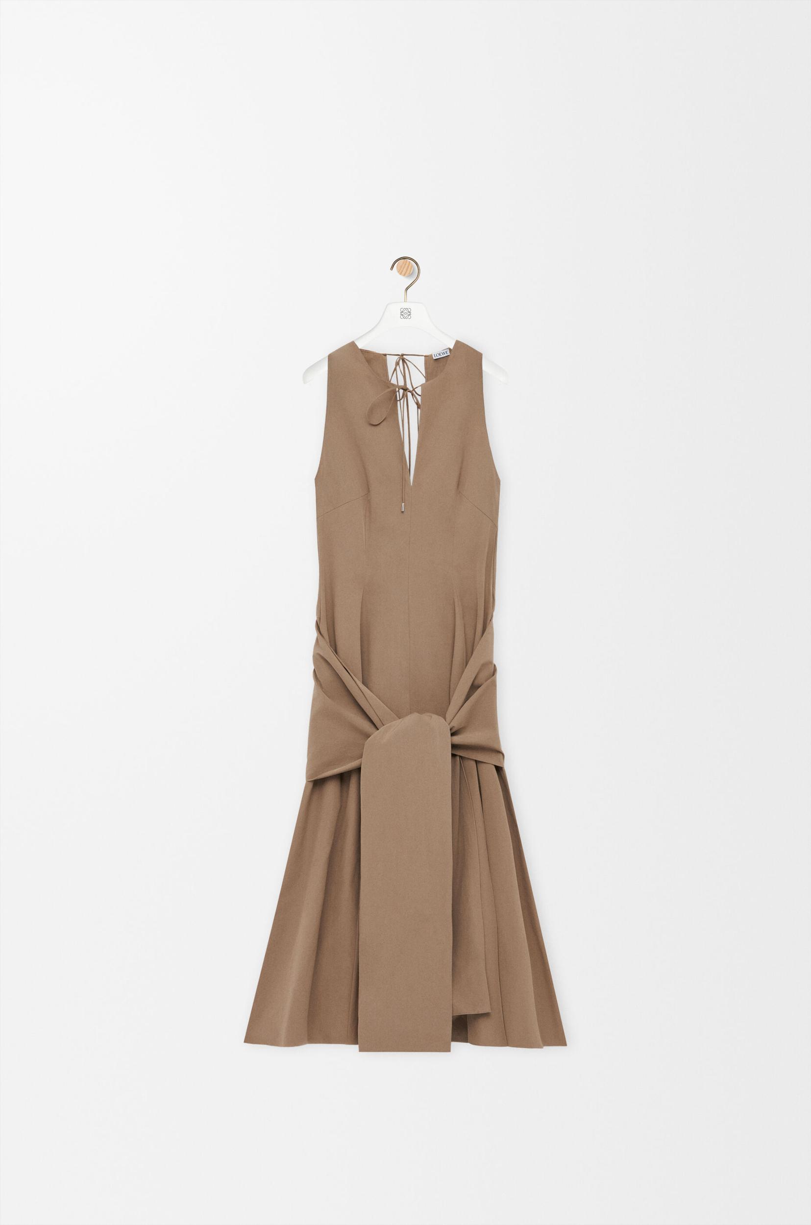 Wrap dress in cotton Product Image