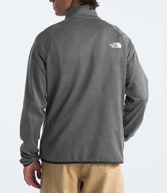The North Face Canyonlands Long Sleeve Half-Zip Heathered Fleece Pullover Product Image