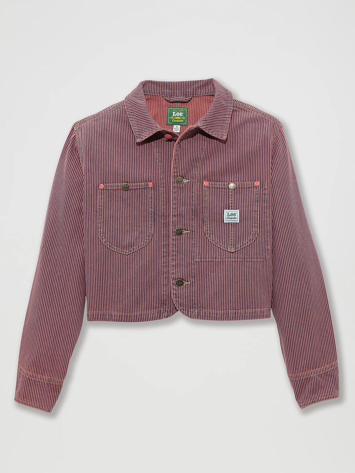Women's Lee® x Crayola® Limited Edition Colors Crop Chore Jacket | Women's Jackets & Outerwear | Lee® Product Image