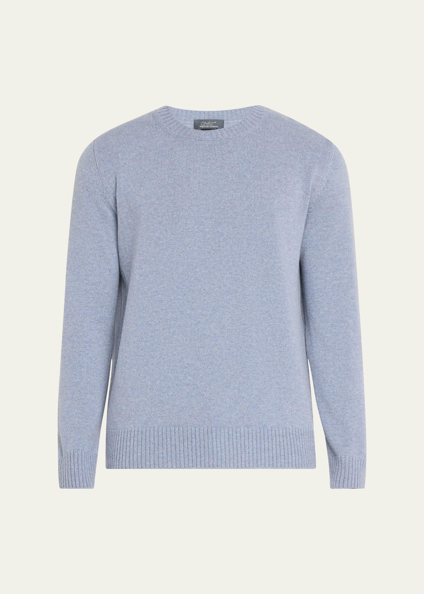 Mens Rib Baby Cashmere Pullover Product Image