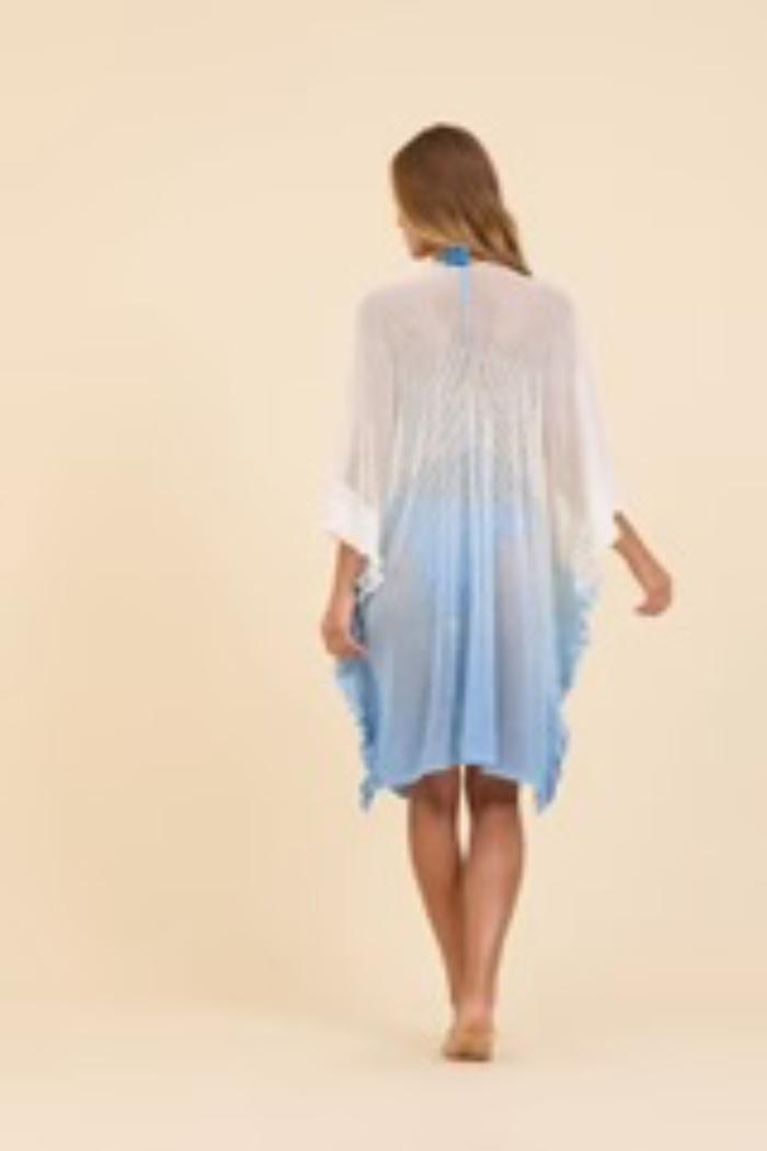 Dip Dye Mesh Kimono Product Image