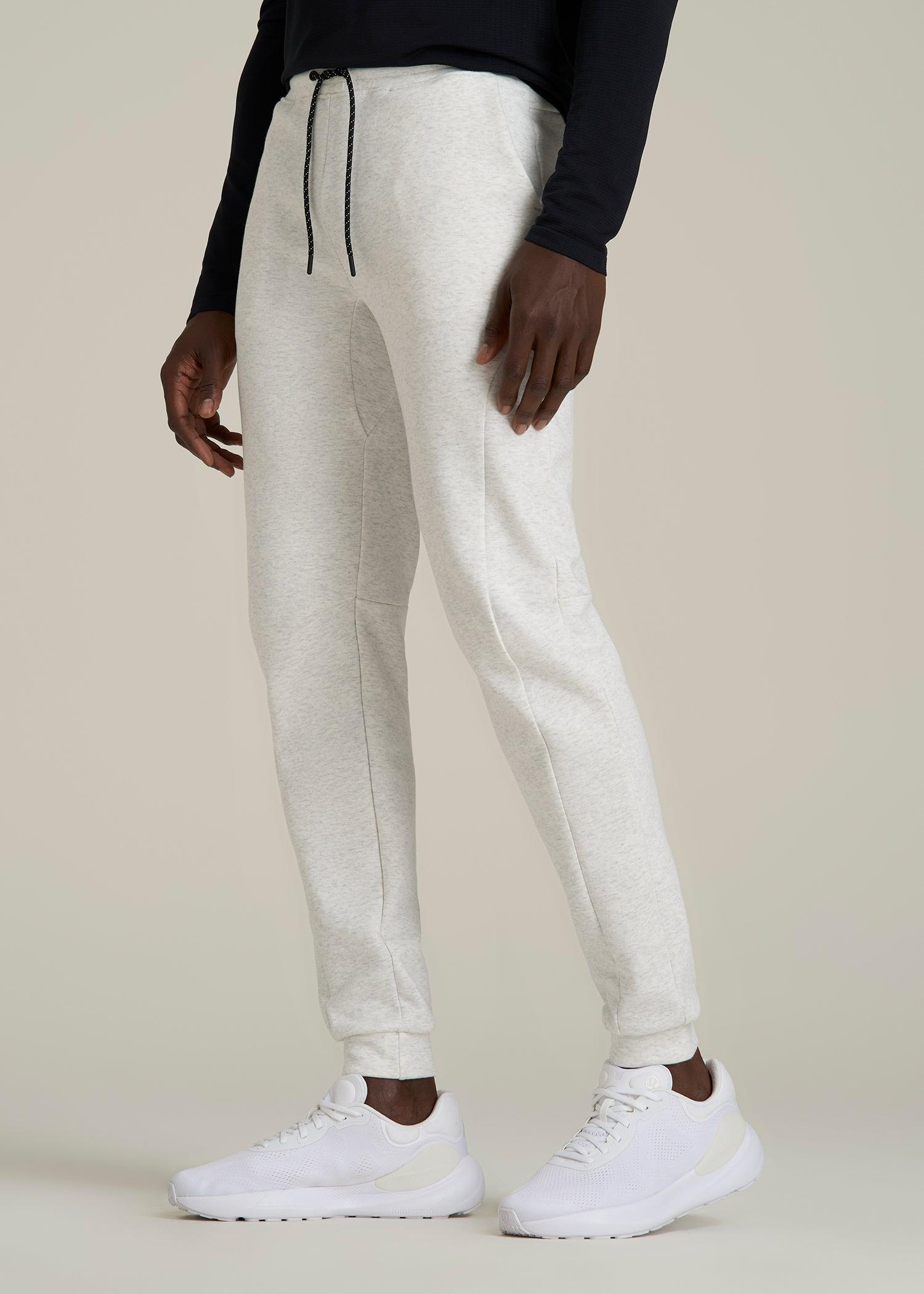 Tech Motion Fleece Joggers for Tall Men in Heather Frost Male Product Image