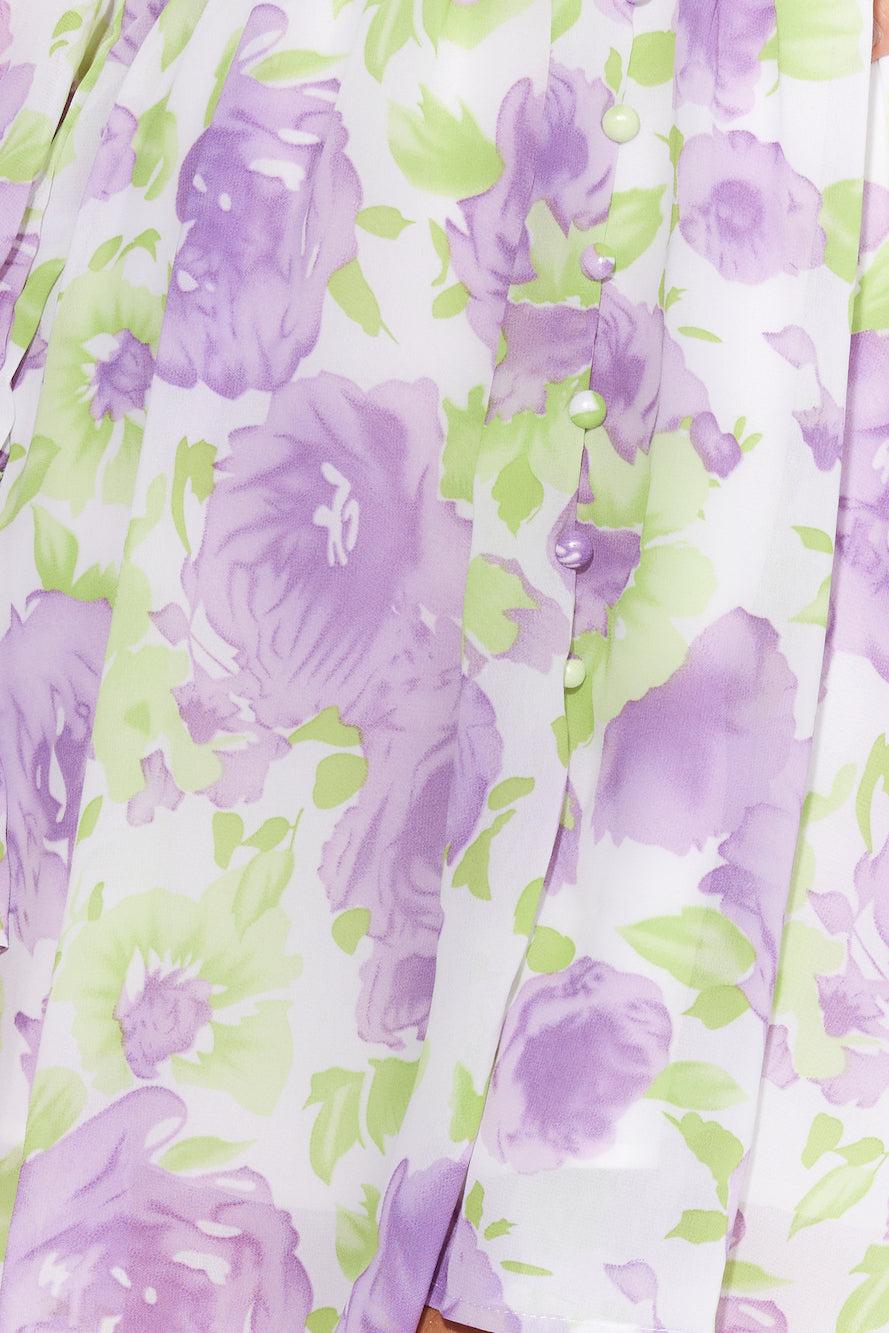 Mind Set Mini Dress Purple Product Image