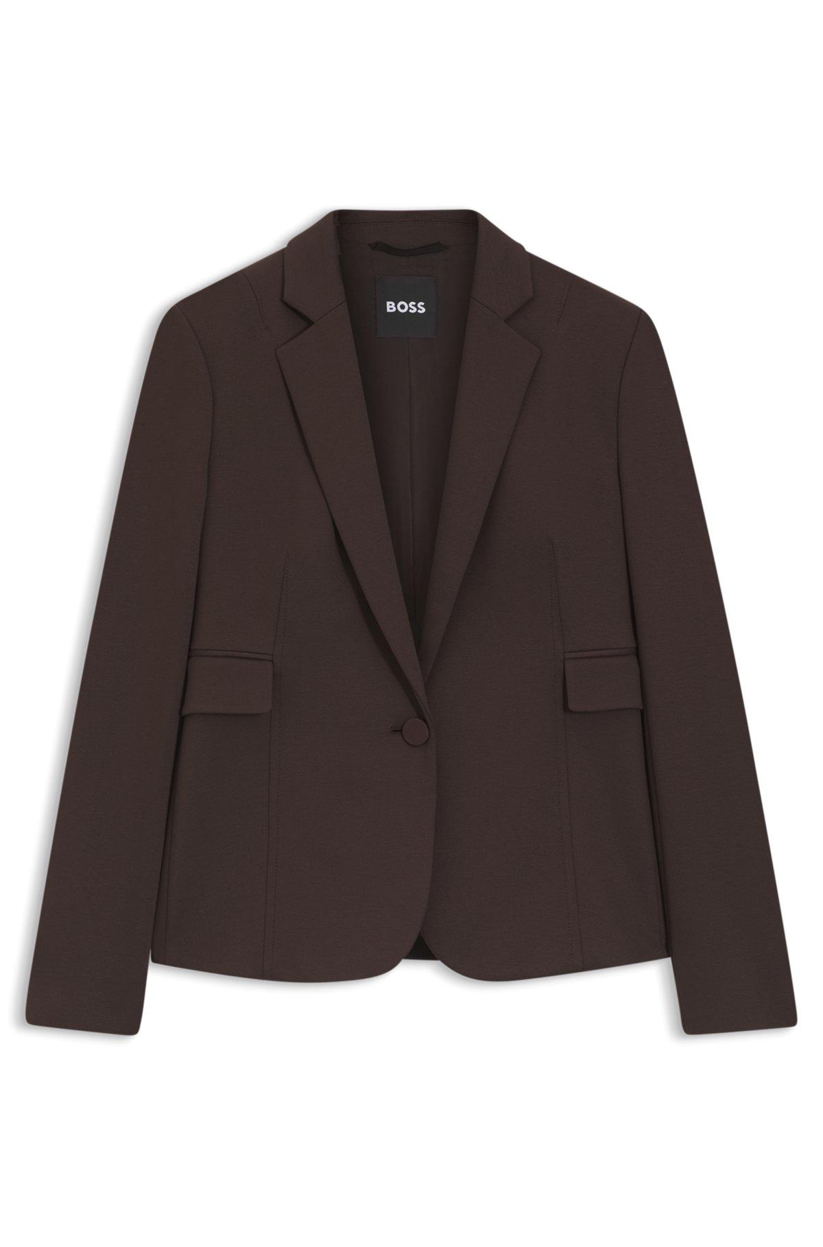 Slim-fit blazer with angled darts Product Image