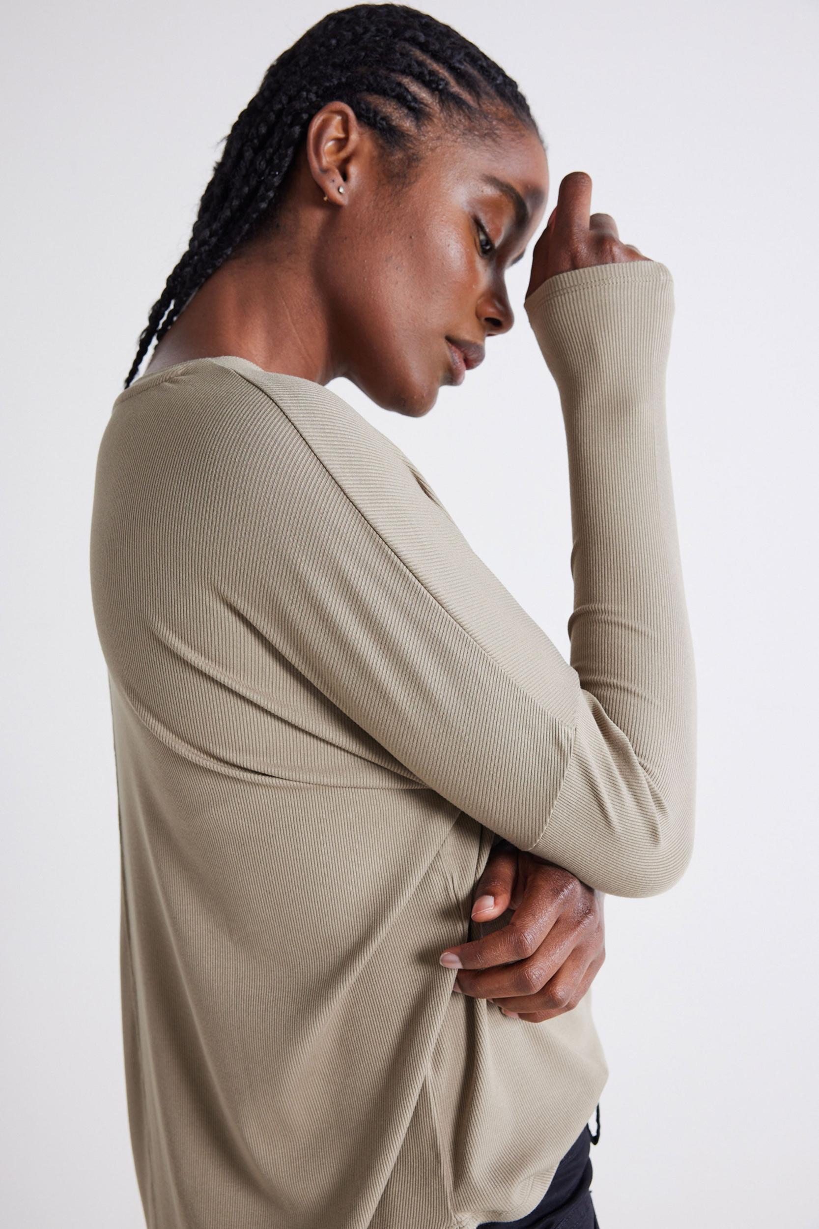 The One and Only Ribbed Long Sleeve Tee Product Image