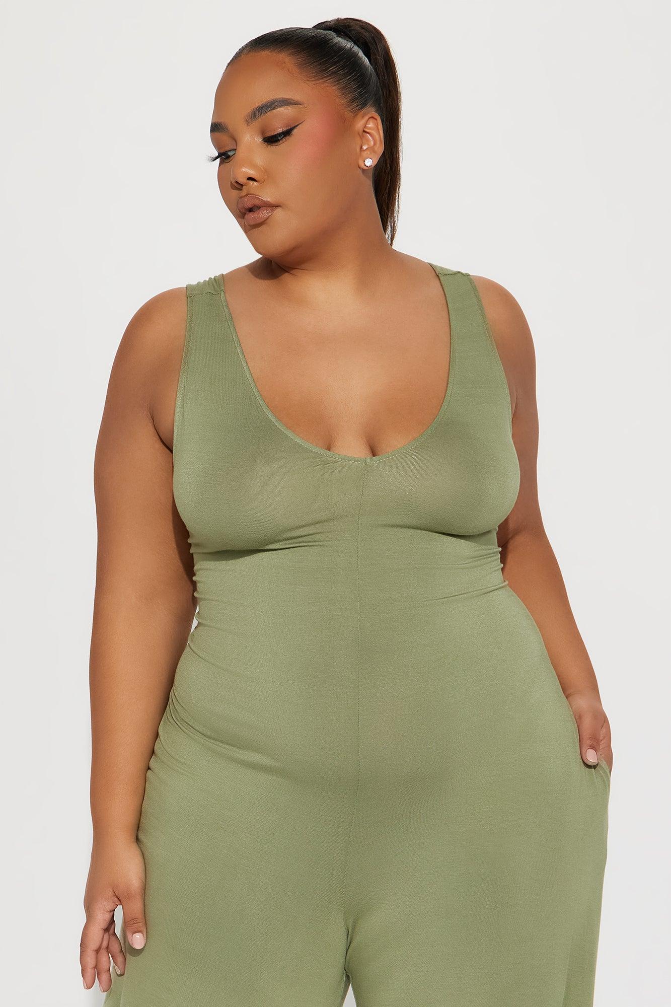 New Story Jumpsuit  - Olive Product Image