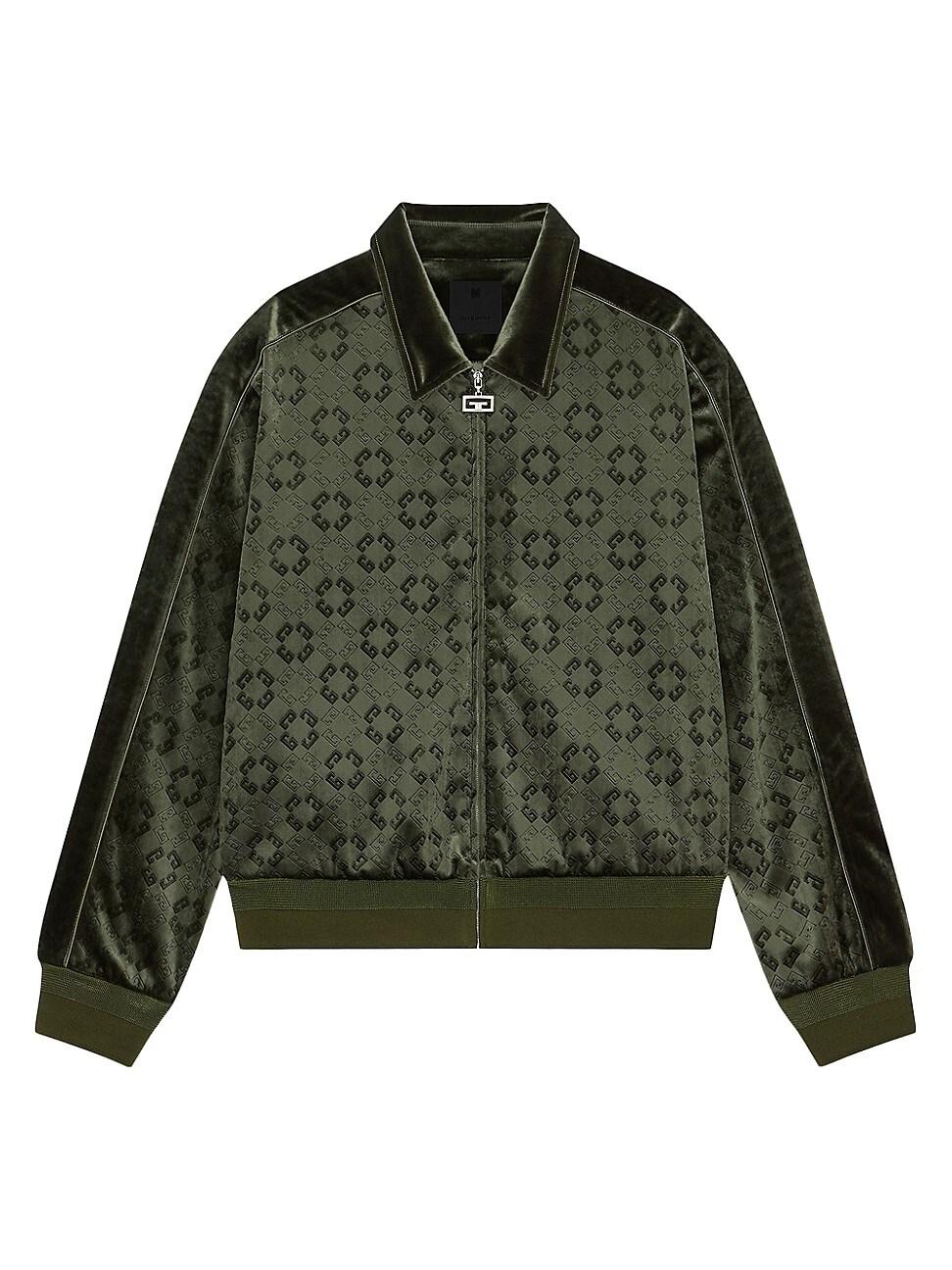 Mens Tracksuit Jacket in Monogram 72 Velvet Product Image