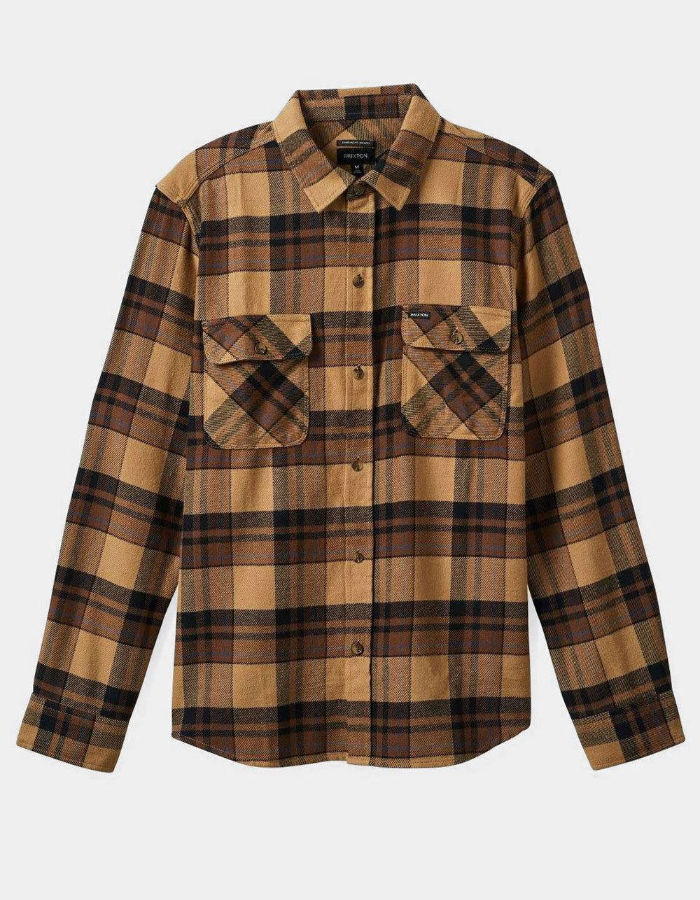 BRIXTON Bowery Mens Flannel - TIGER Product Image