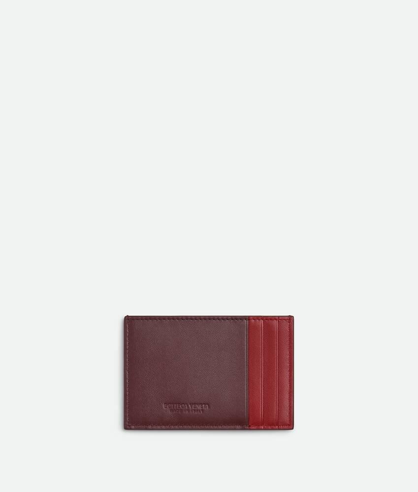 Women's Cassette Credit Card Case in Madder brown/rosewood Product Image