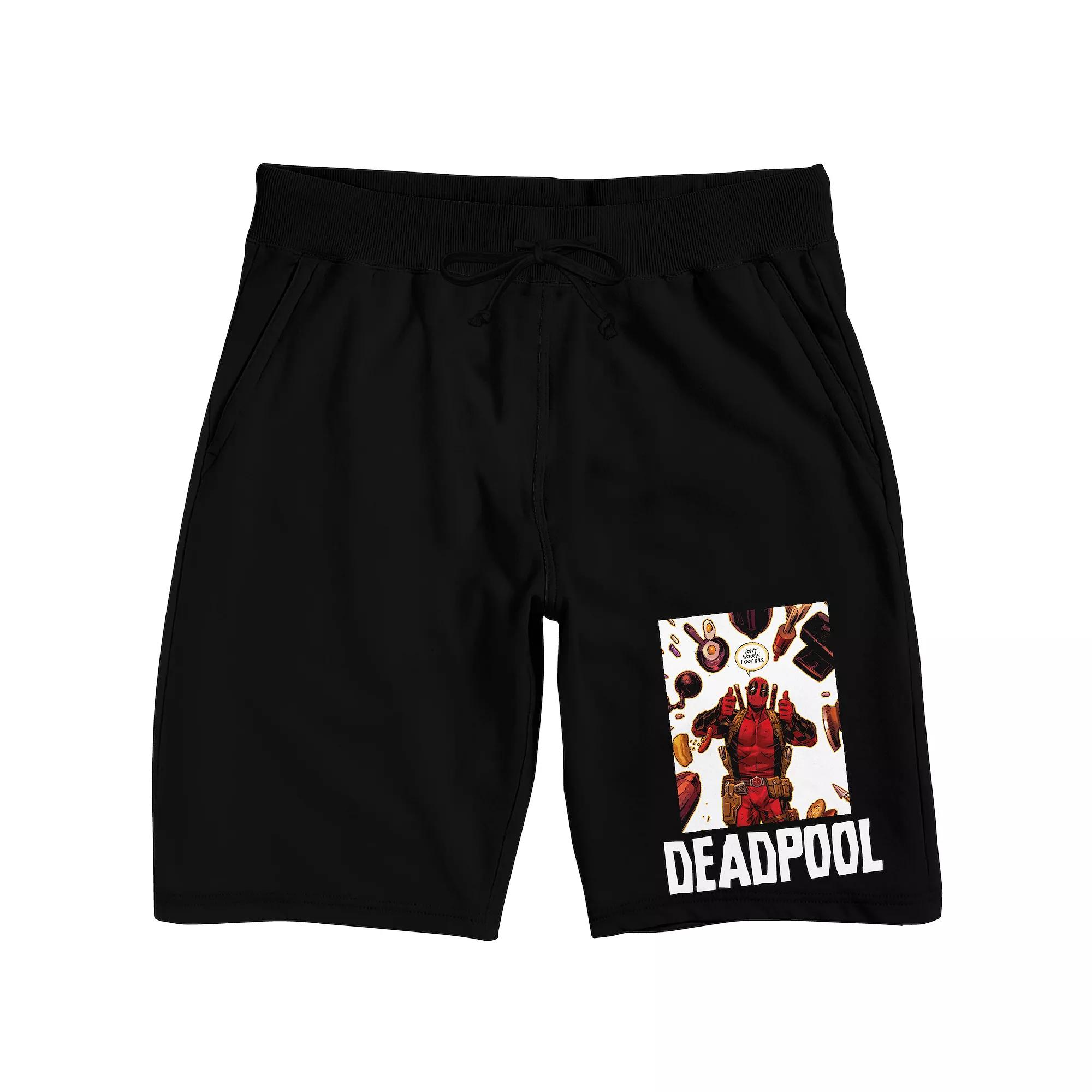 Men's Marvel Deadpool Pajama Shorts,  Product Image